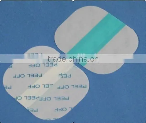 Transparent wound dressing with pad