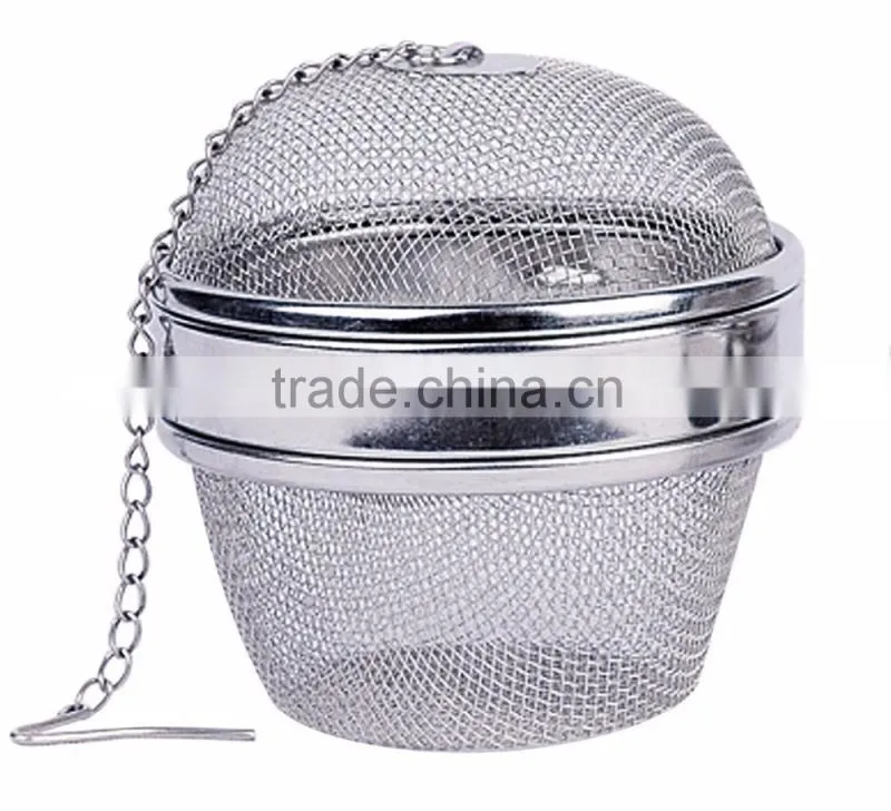 Promotional Gift Green Tea Infuser 304 Stainless Steel Simple Modern Tea Infuser Tea Strainer with Lid