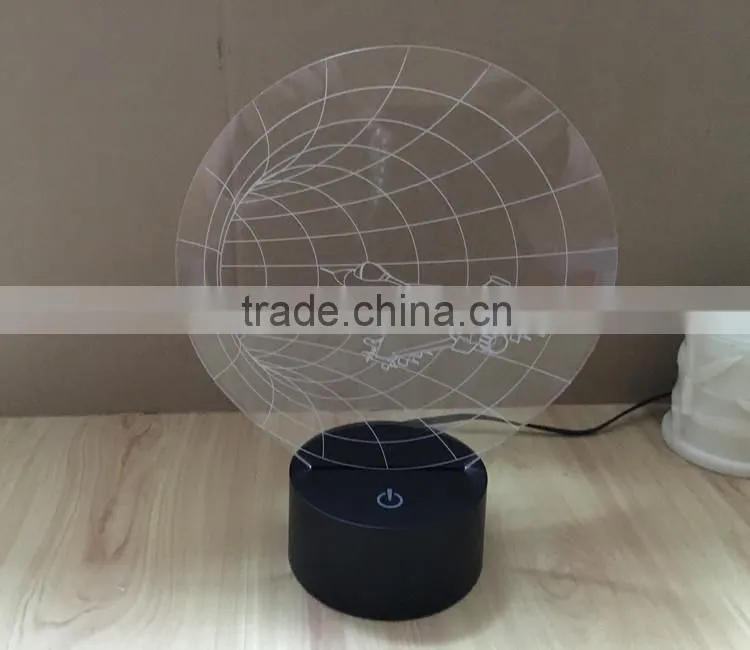 Color Changing 3D Space Craft Led Light