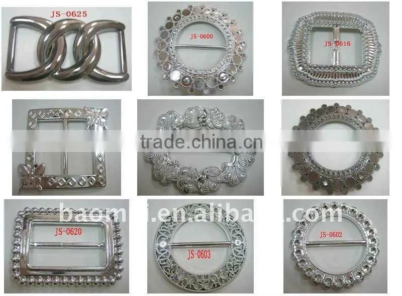 plated belt buckle