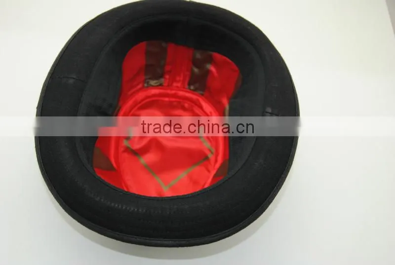 black winter decorative top hats
