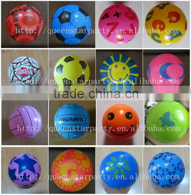 Four color printing plastic ball pvc toy ball