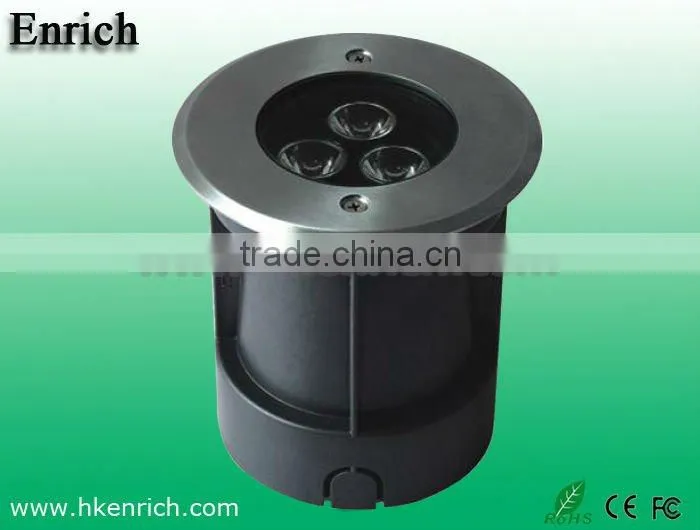 Warm White 3w Waterproof LED Inground Light