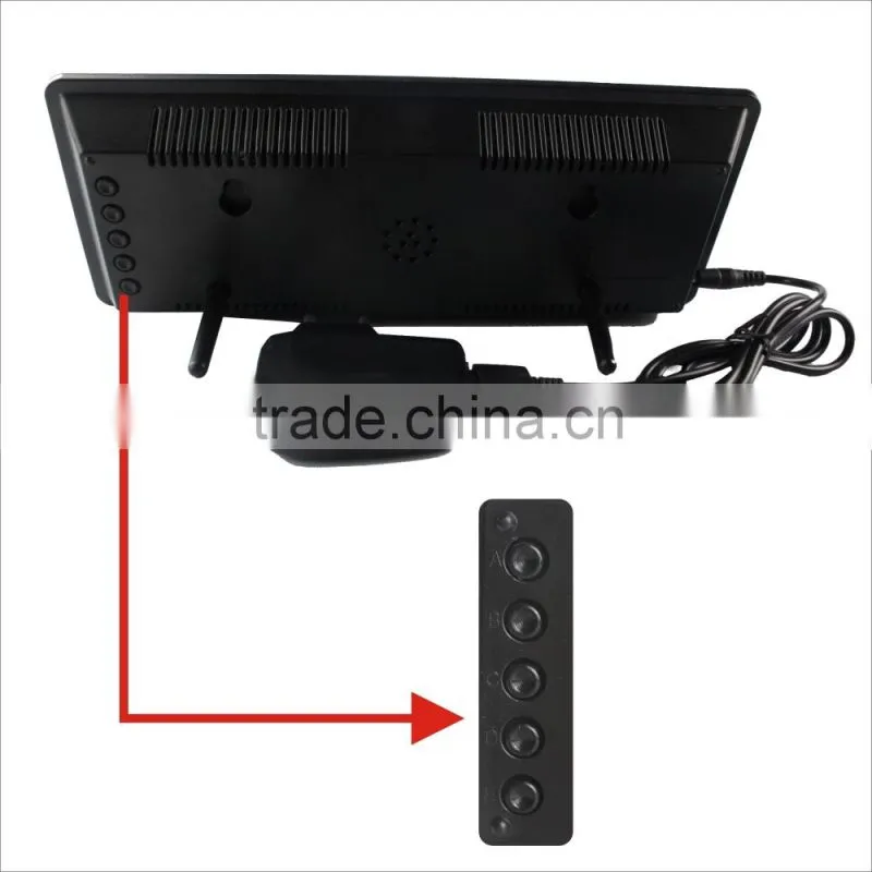 hot sale 1.8 inch led clock with Temperature and week display