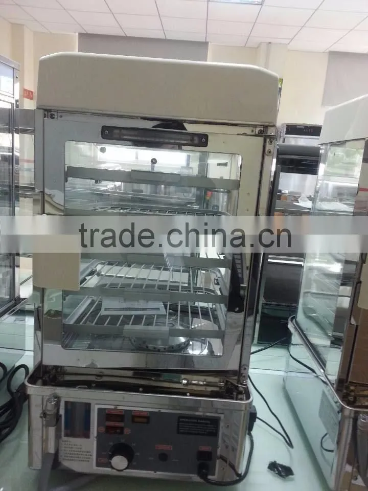 U-Style glass cover display food steamer(5 layers rack)