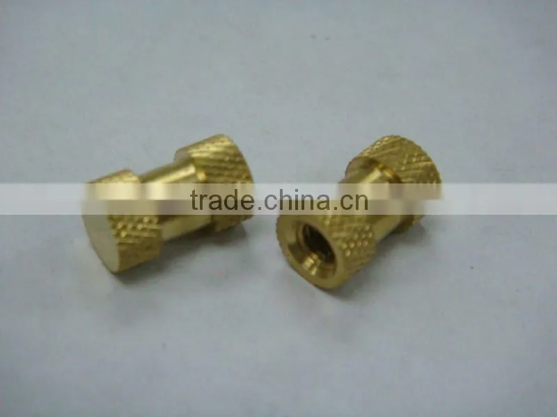 knurling brass insert