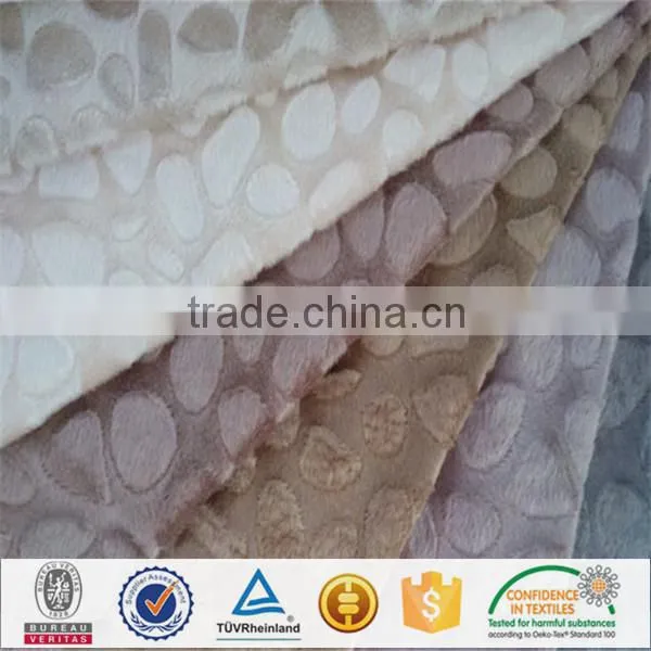 Shinning Emboss Anti Slip Velboa Fabrics Made In Turkey