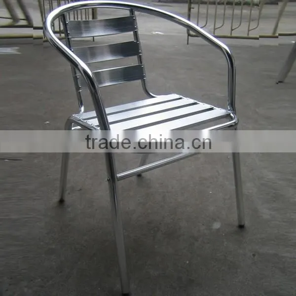 0503 low price good quality ourdoor garden dining aluminum stacking chair YC001