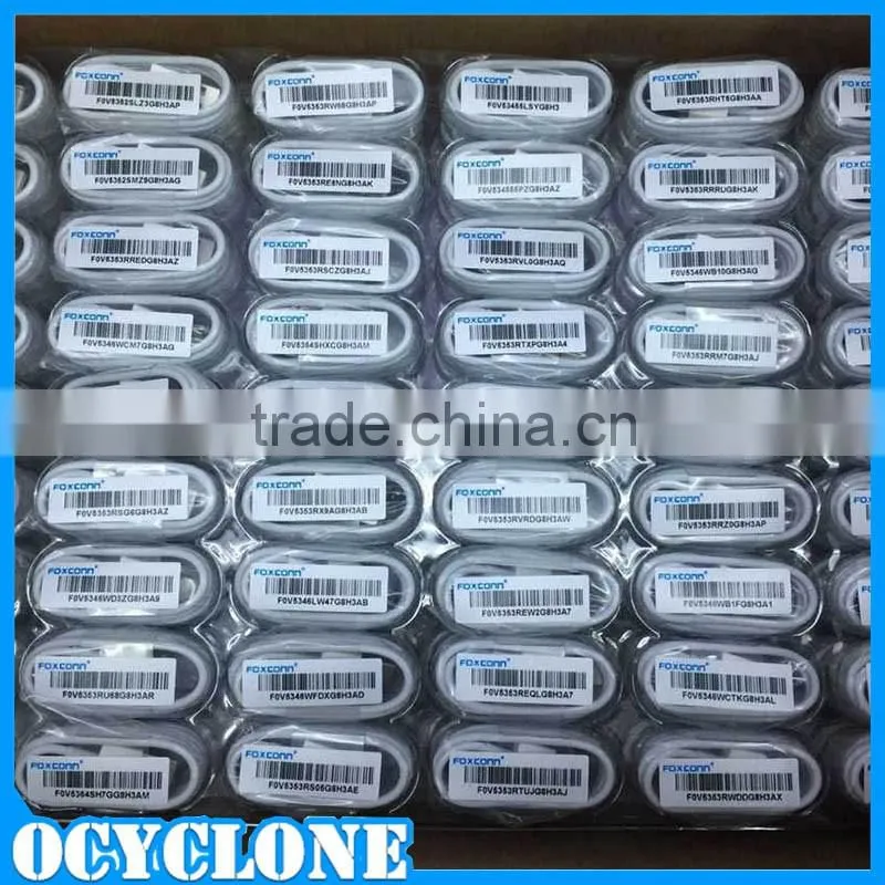 Wholesale usb data cable foxconn for iphone 5 for iphone 6