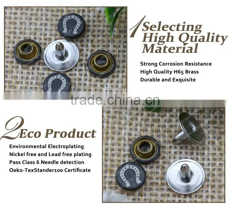 Metal Decorative Rivets for Jean Wear and Shoes Accessories