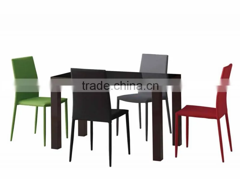 Modern MDF dining table with chairs set