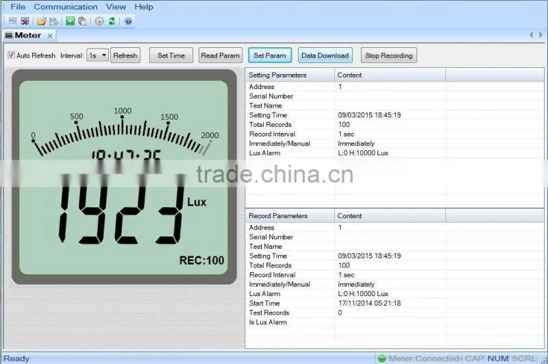 High accuracy usb data digital lux meterTL-600