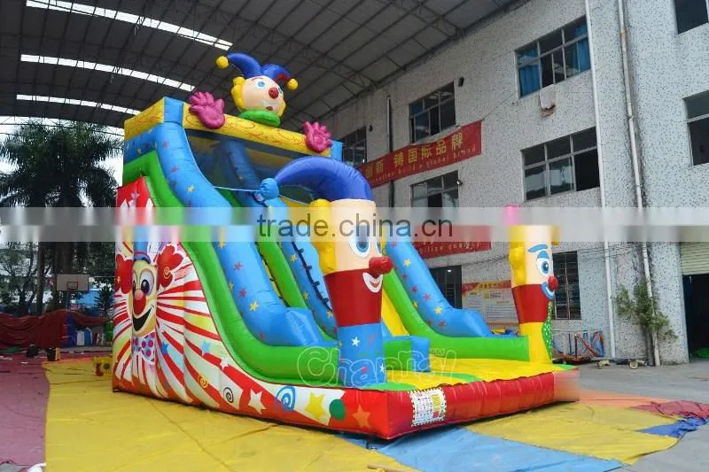 High quality best selling inflatable slide inflatable jungle slide hippo inflatable slide