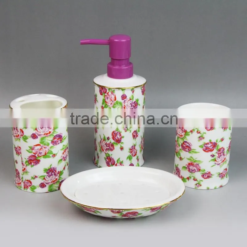 China supplier bathroom accessory, bathroom set, ceramic bathroom set