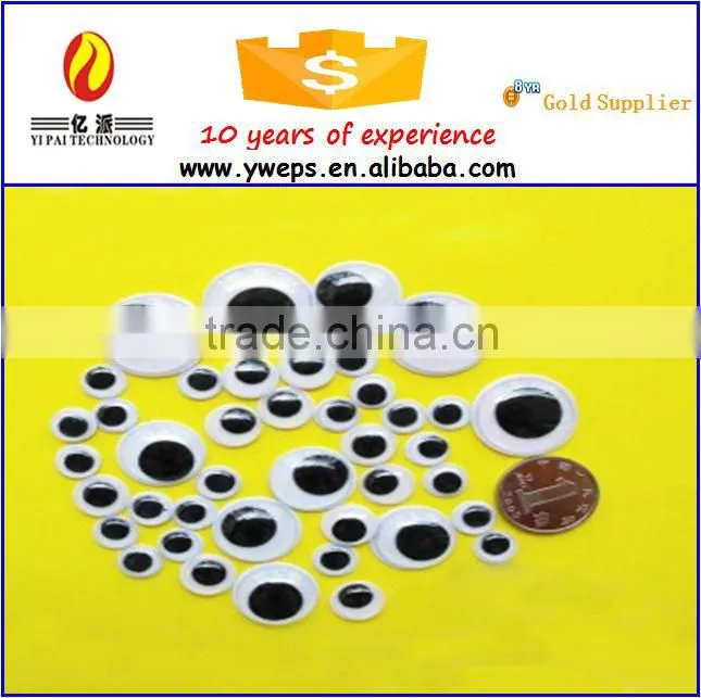 YIPAI craft Color moving plastic eyes for toy