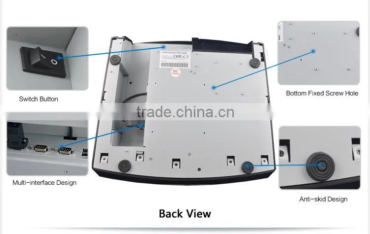 Point of Sale Monitor and Printer Windows 8 with Touch Screen