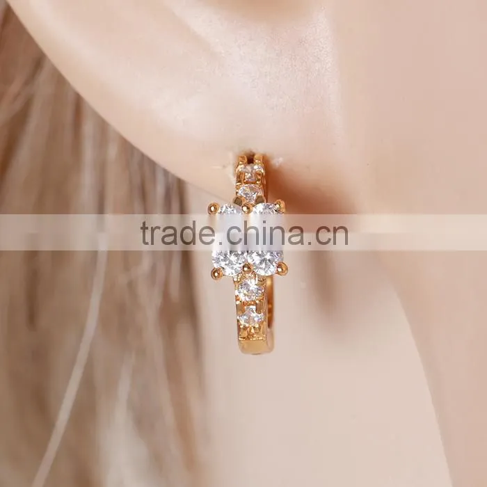 xuping fashion 24K gold color earring for women