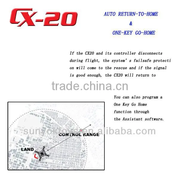 CX20 RC Quadcopter with GPS Altidude Hold System (VS DJI Phantom ), cx-20 auto pathfinder with gps