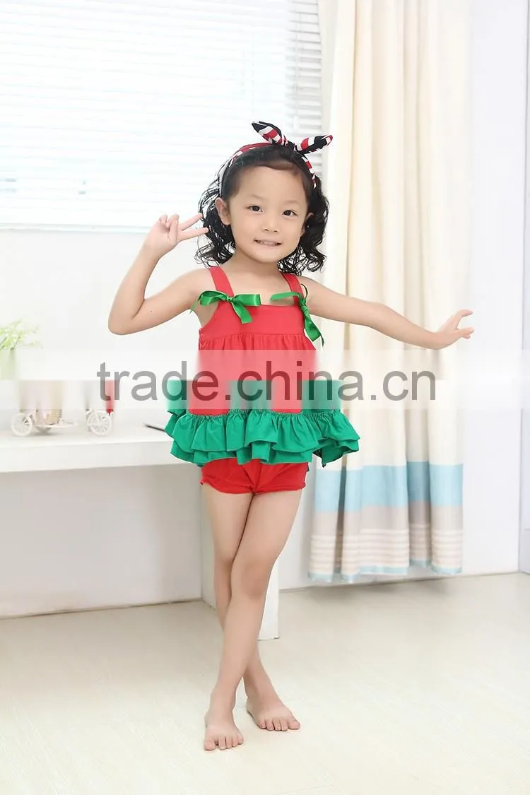 Little mermaid costume outfit girls summer swing top set wholsale baby clothes
