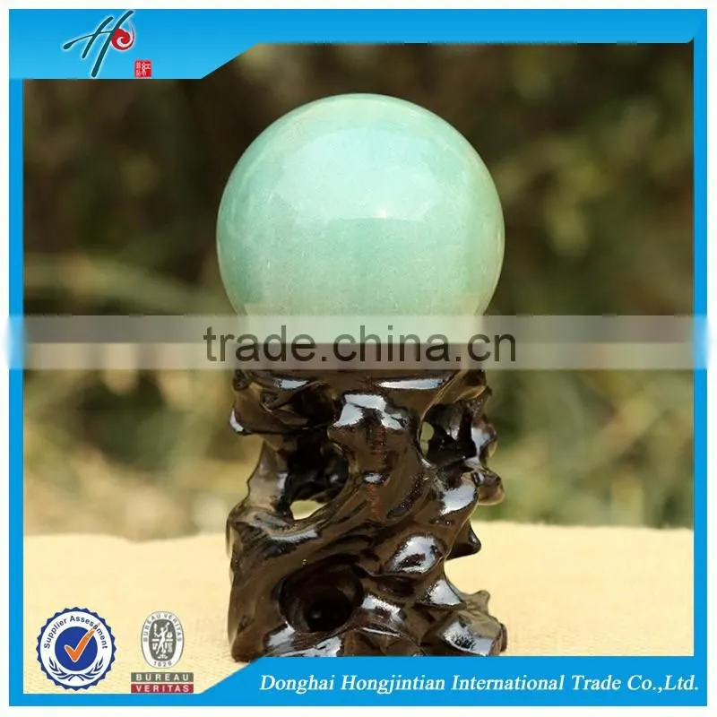 HJT Nature Green Aventurine crystal ball personalized quartz sphere