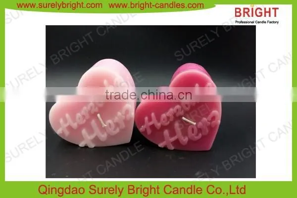 Hot Sale Heart Shape Wedding Candle