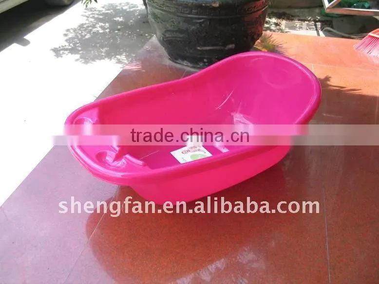 plastic lovely baby bathtub