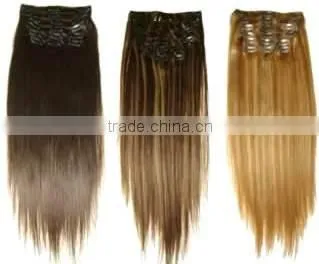 2013 Beautiful hair extensions clips/ clip in hair extensions for african american/clip hair