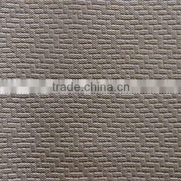 Hot sell PVC leather fabric for home wallpaper usage with metallic color