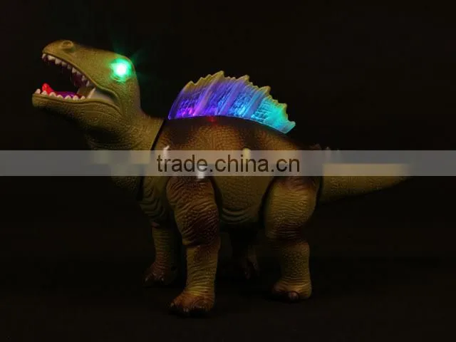 Infrared remote control walking dimetrodon flashing dinosaur toys