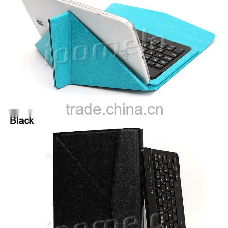 China top ten selling products bluetooth keyboard Transformers case for 7 and 8 inch tablet