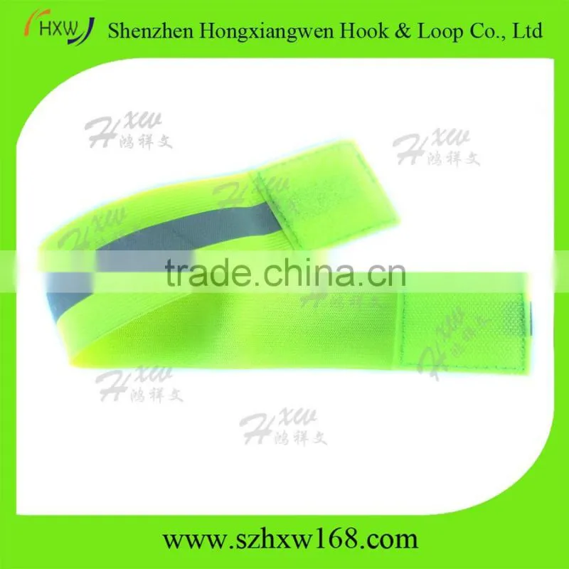 Running ankle bands bike gear neon green reflective arm bands
