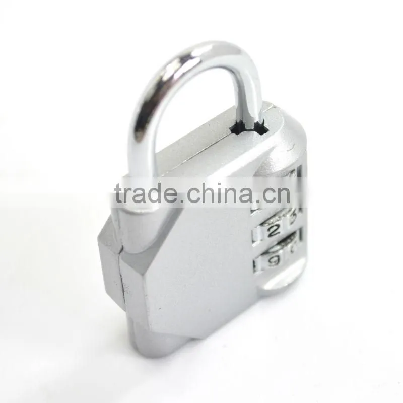Trendy 3 Digital Combination Padlock/Lock Colorful Keyless Door Padlock Safe Lock