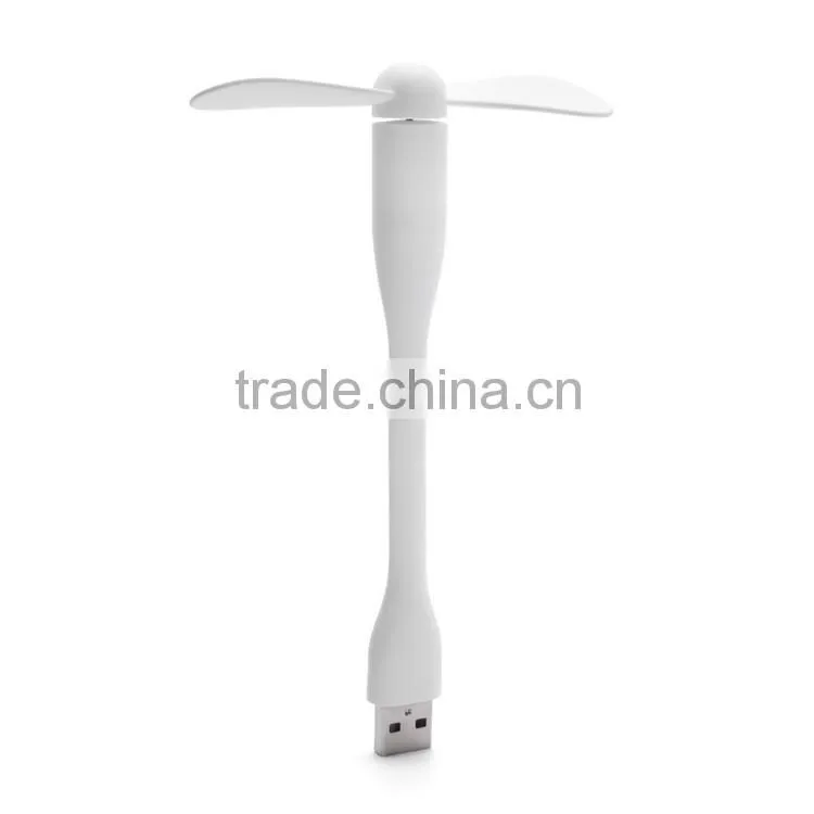 Portable USB Desk Soft Fan Leaves Super Mute Flexible for Laptop Office
