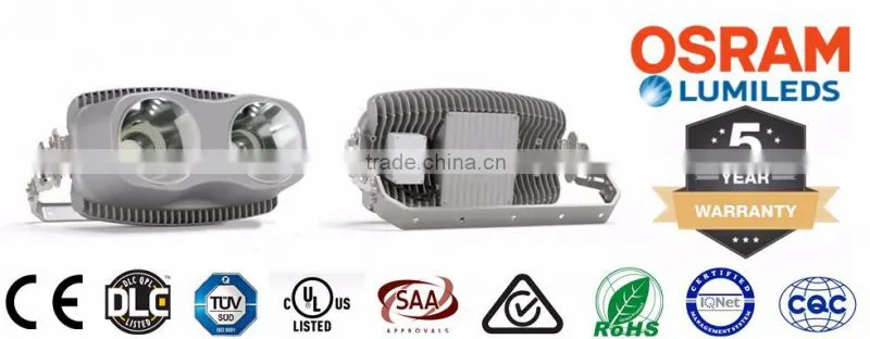 120000 lm Lumileds Chip UL TUV SAA DLC Rohs approved 1000 watt LED Flood Light