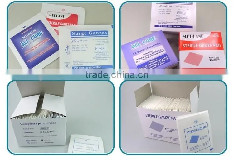 Medical Surgical Confirming Sterile Gauze Swabs With Detective Ray