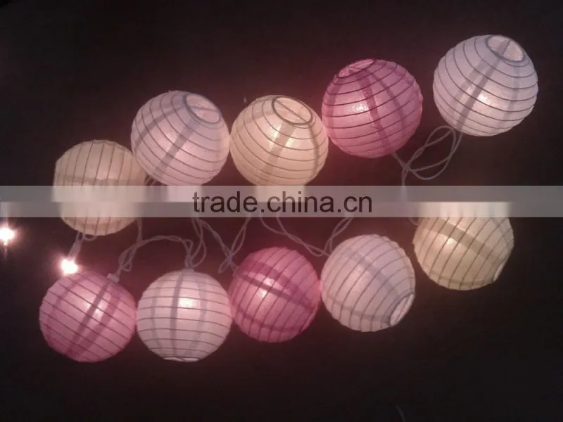 outdoor solar powered led flamingo string light