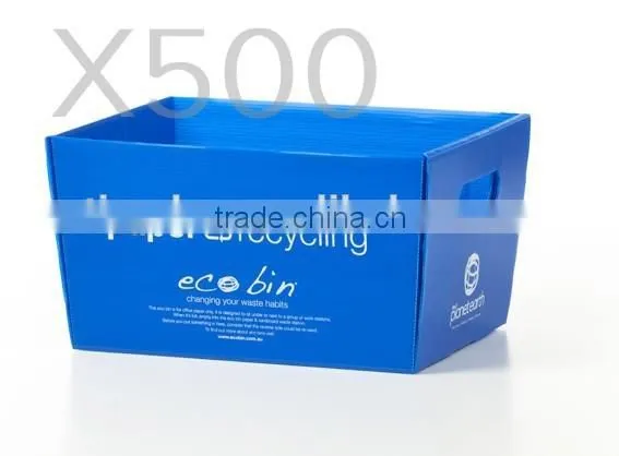 PP corrugated plastic recycling bins