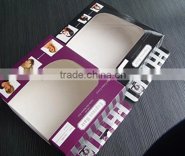 Customized cardboard paper box for hair extensions