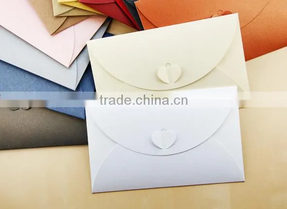 button envelopes for party and wedding with yellow green black white red pink colour