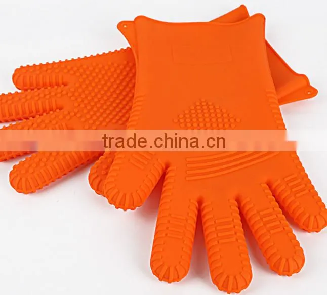 Kitchen Cooking Oven Heat Resistant Silicone Gloves