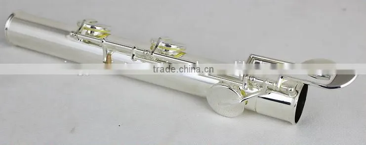 bass flute silver plated C key offset G key