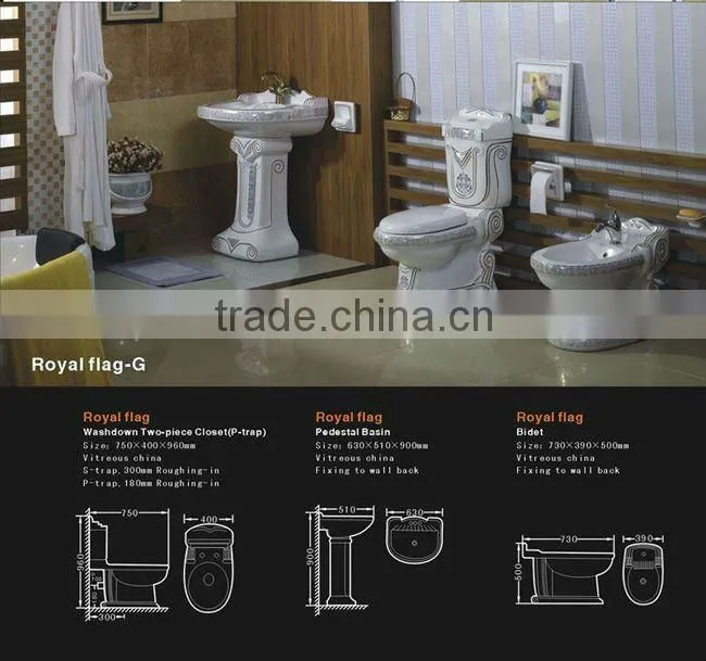Hot selling Ceramic Bathroom Set 023