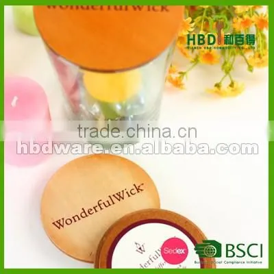 High quality bamboo Lid, Wood Lid for glass jar lid,Wooden Candle Lids wholesale