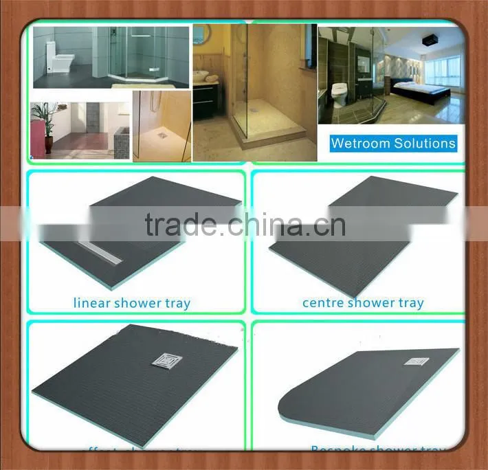 Waterproof reinforced XPS shower base