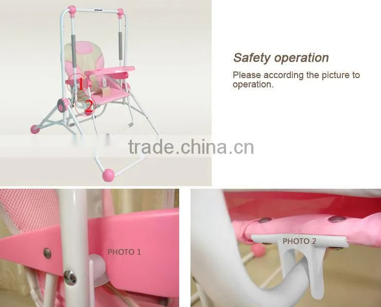 2014 New style Baby swing with 2 in 1
