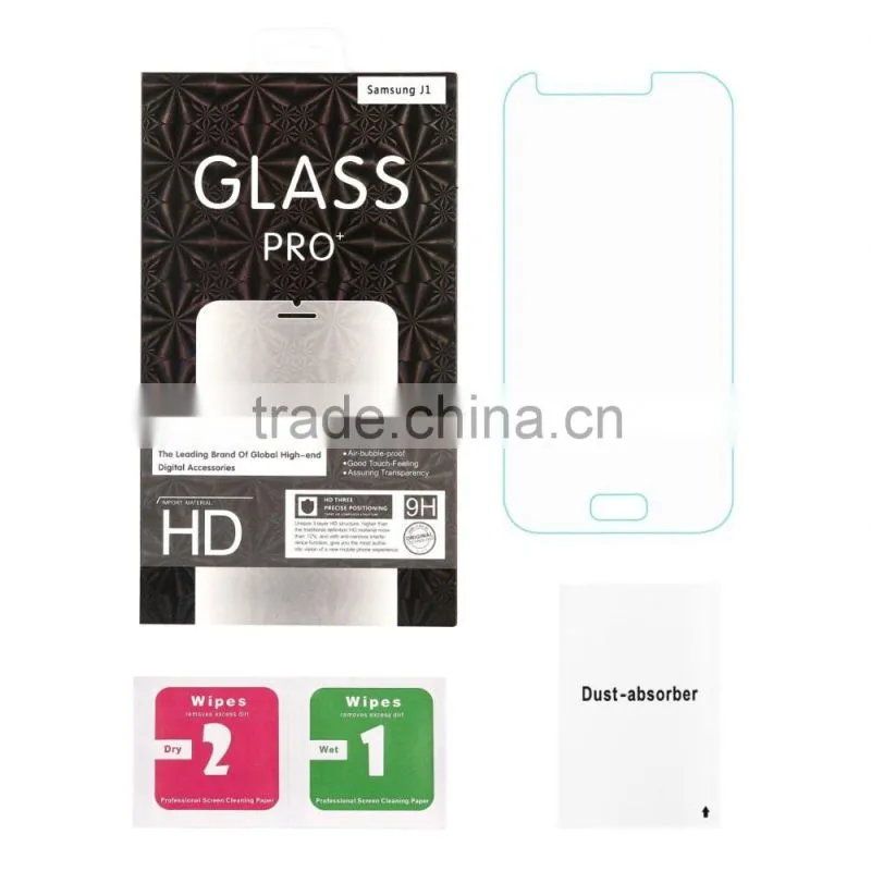 Tempered glass protector for Samsung galaxy J2/J200,2.5D mirror glass screen protector for Sam J2