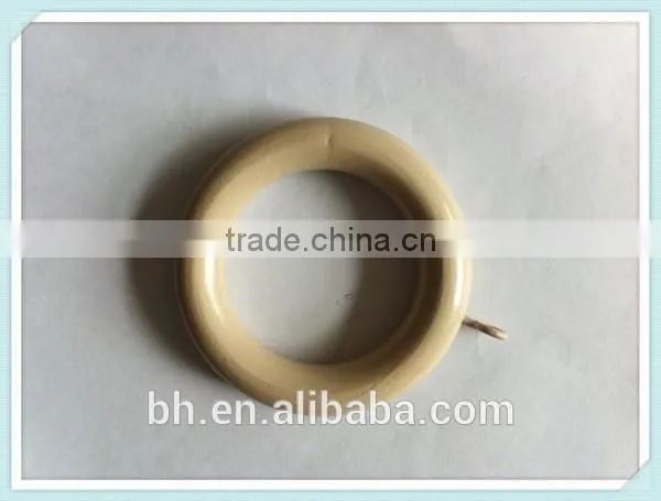 Wholesale Wooden Curtain Rings,Curtain O Ring,Milk White Wooden Ring