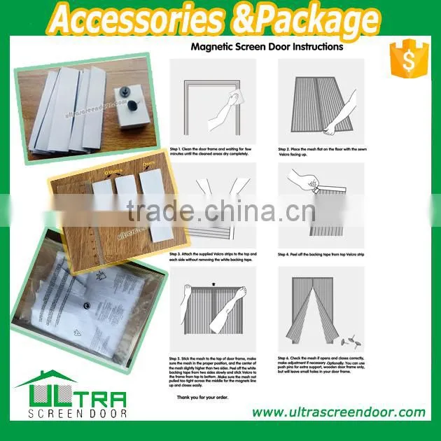 Hands-free Magnetic Instant Screen Door