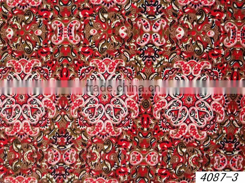 2014 fashion wholesale top 10 items woven rayon printed fabrics