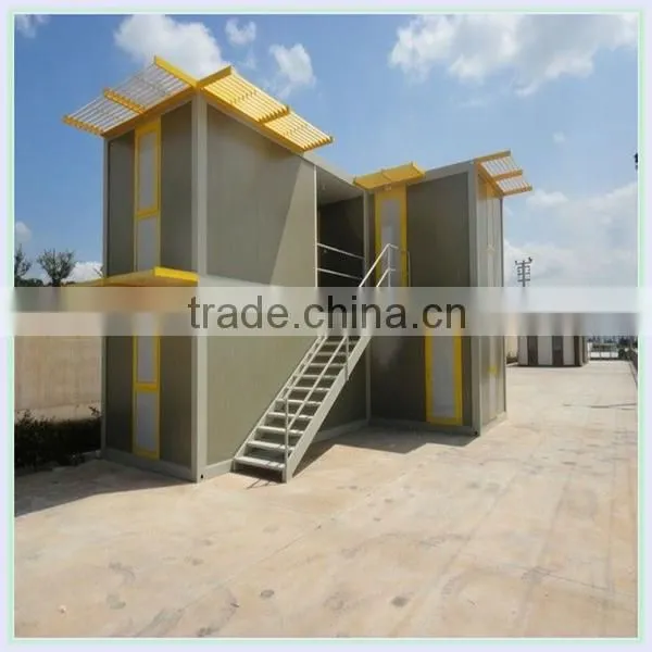 Flat-packed container house for office